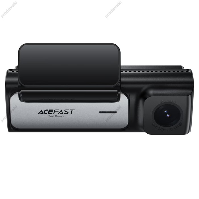 Відеореєстратор ACEFAST X2 4K dual-channel dash cam 3.59" 4k/30fps Wi-Fi GPS Black